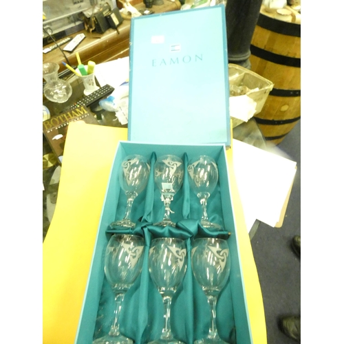 EAMON 10 oZ WINE GLASSES (6)