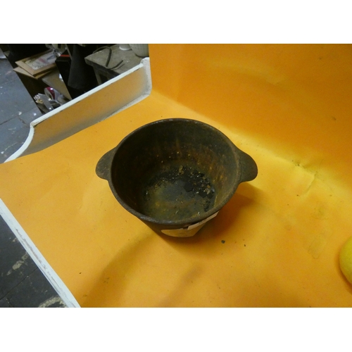 52 - CAST IRON  FONDUE BOWL