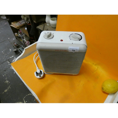 78 - SMALL FAN HEATER