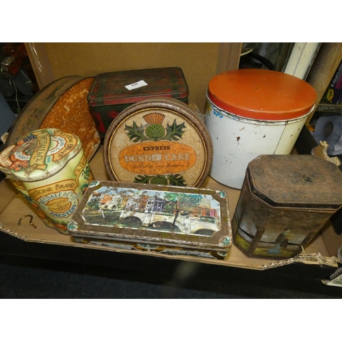 229 - LOT OF COLLECTABLE TINS