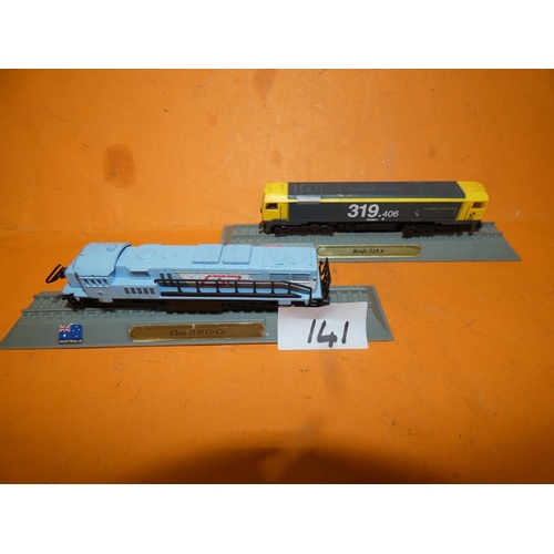 141 - SPANISH RENFE 319.4 AND AUSTRALIAN CLASS 2130 CO-CO MODEL TRAINS