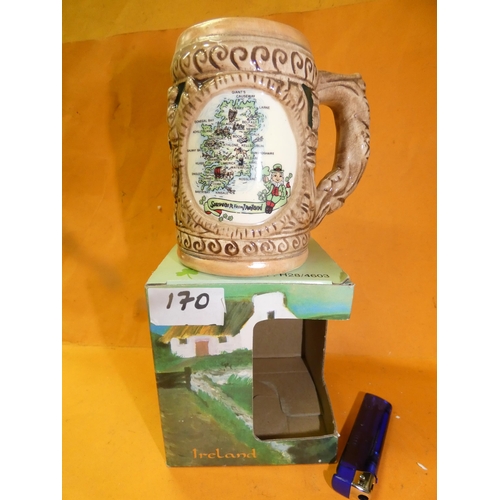 170 - CERAMIC BEER MUG