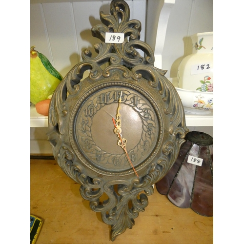 189 - IRISH CELTIC ART CLOCK