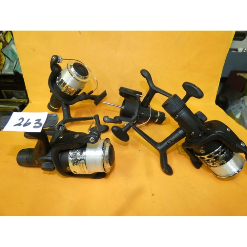 263 - 4 FISHING REELS