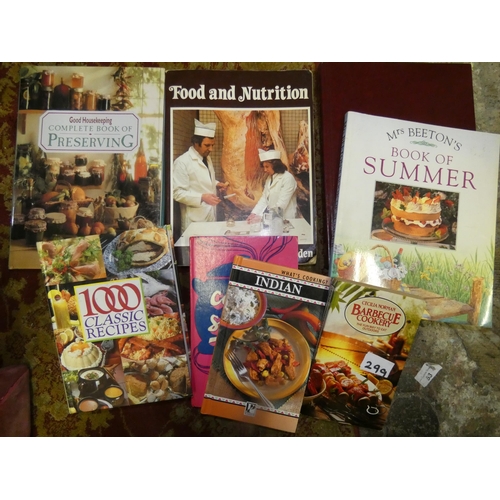 299 - LOT OF ASSORTED COOKERY BOOKS