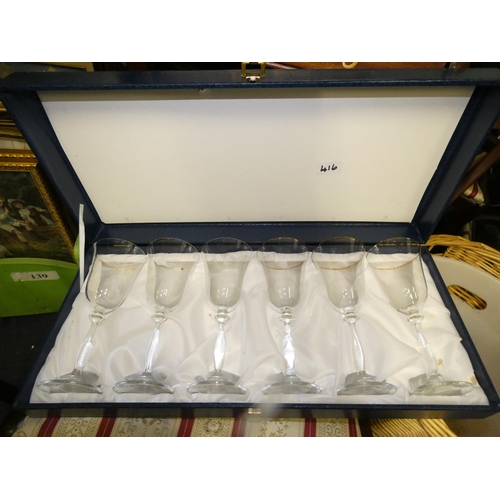 416 - CASE OF ITALIAN WINE GLASSES