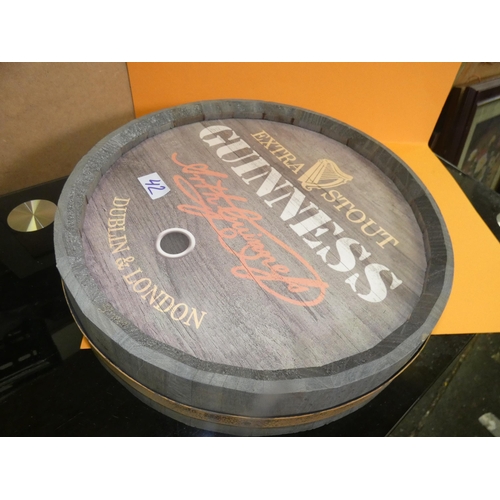 42 - GUINNESS BARREL TOP