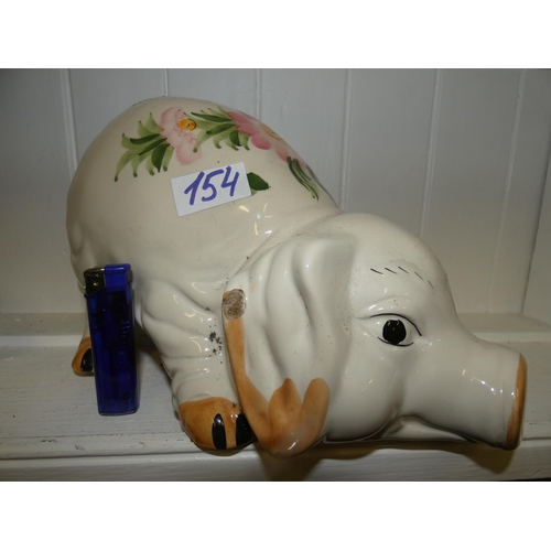 154 - CERAMIC PIG SAVINGS BANK