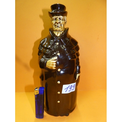 199 - CERAMIC RUM DECANTER