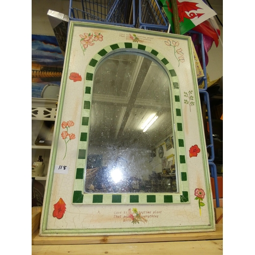 118 - DECORATIVE MIRROR (70X50 CM)