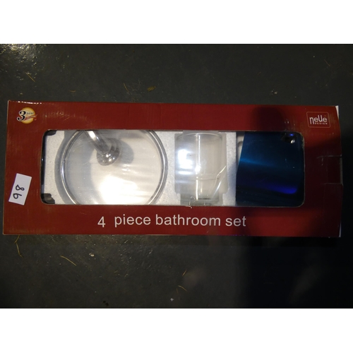 98 - .4 PIECE BATHROOM SET