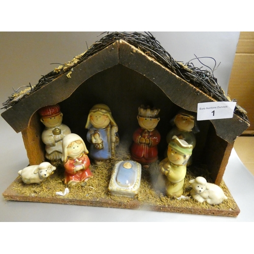 CERAMIC NATIVITY SCENE