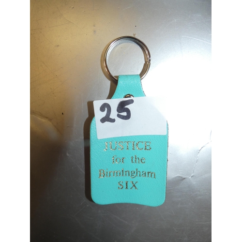 25 - JUSTICE FOR THE BIRMINGHAM B KEYRING