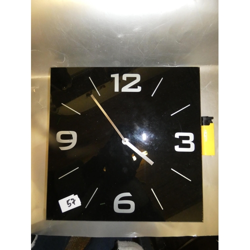 57 - BLACK CLOCK