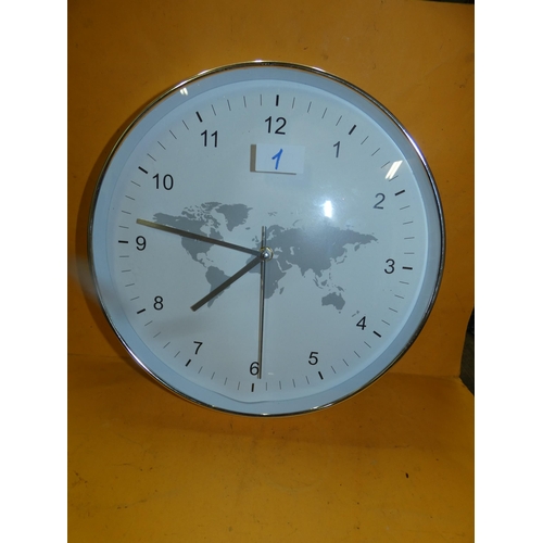 1 - LARGE WALL CLOCK