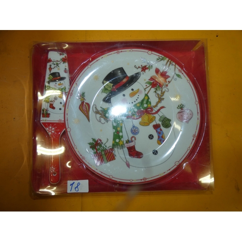 18 - CHRISTMAS CAKE'S SET