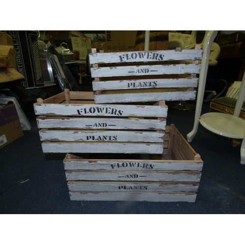 254 - 2 WOODEN CRATES