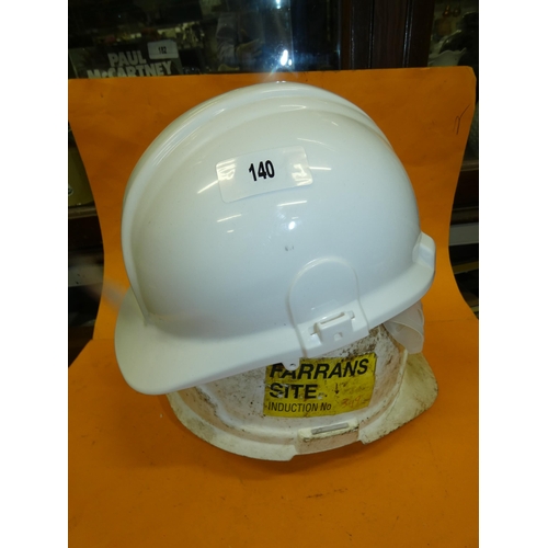 140 - 2 SAFETY HELMETS