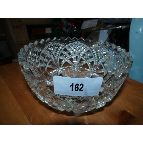 162 - CRYSTAL VASE