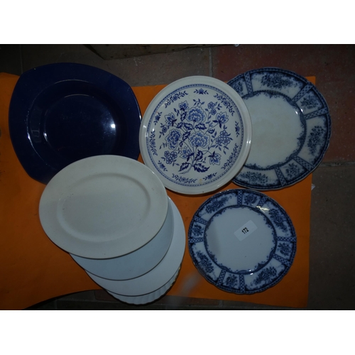 172 - QTY OF PLATES