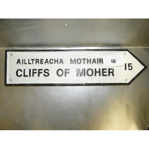 166 - CLIFFS OF MOHER CAST SIGN