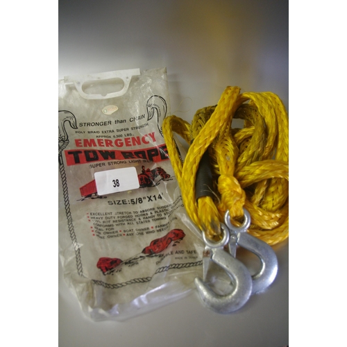 38 - TOW ROPE 5/8