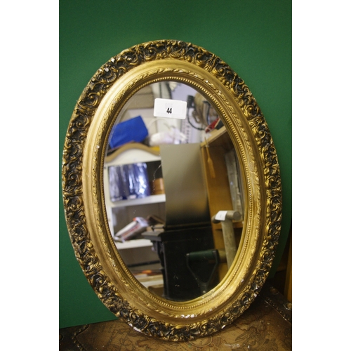 44 - OVAL MIRROR 60X 41CM