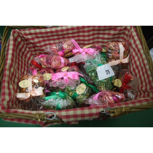 376 - BASKET OF POT POURRI