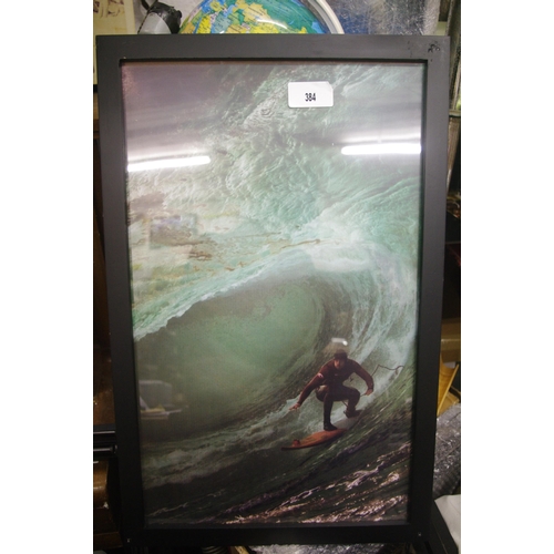 384 - 2 SURF PRINTS 70 X 46CM