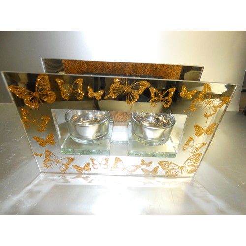 ROSE GOLD DOUBLE TEA LIGHT HOLDER