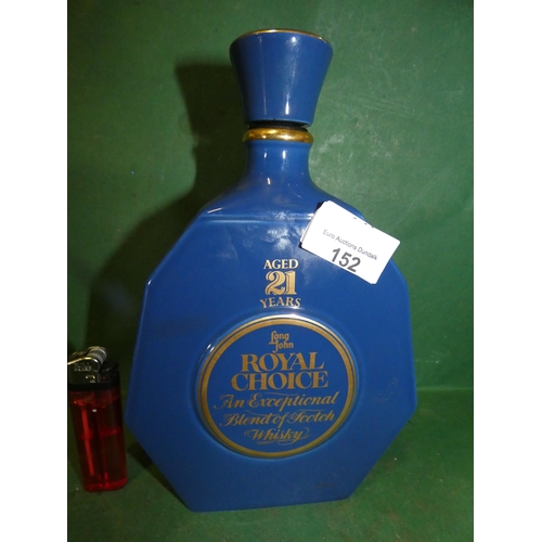 152 - LONG JOHN ROYAL CHOICE DECANTER