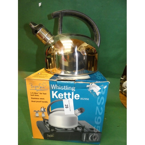 29 - WHISTLING KETTLE 1.5 L.