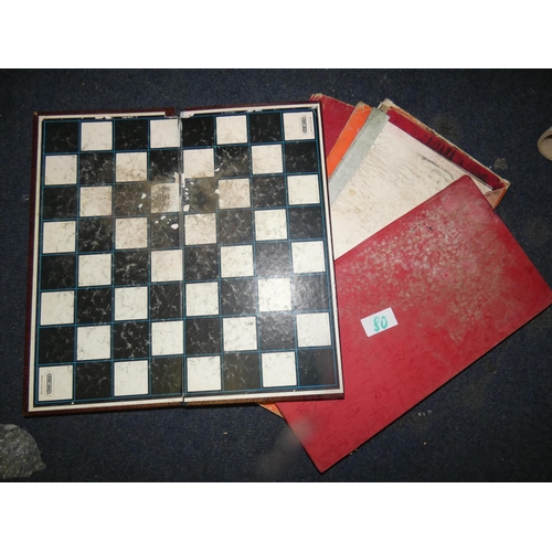 80 - LOT OF CHESSBOARD