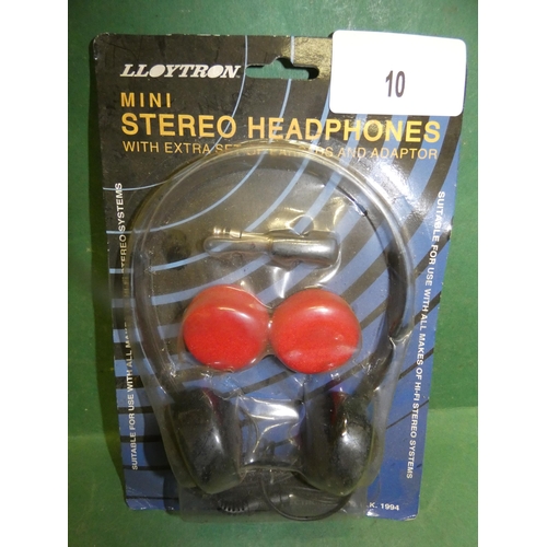 10 - MINI STEREO HEADPHONES