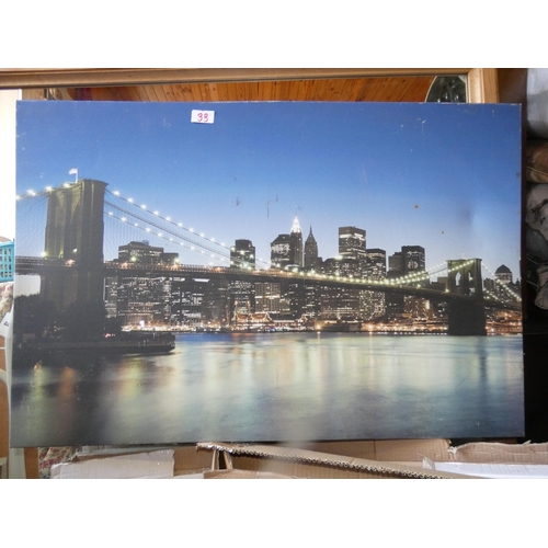 33 - LARGE NEW YORK PRINT