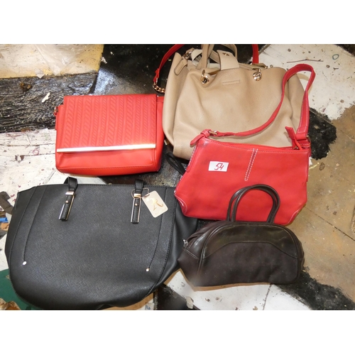 54 - 5 WOMAN'S BAGS