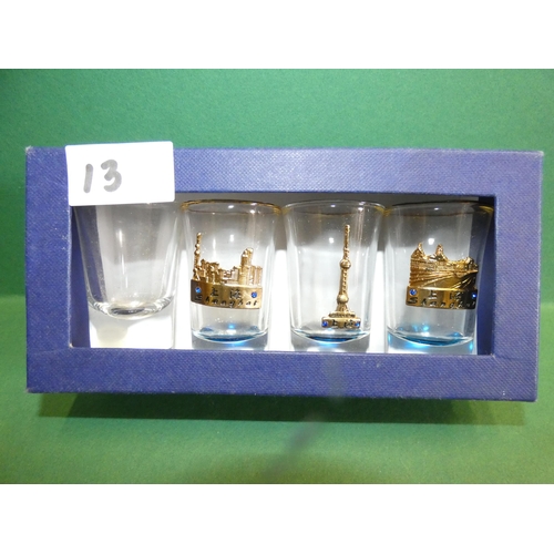 13 - DECORATIVE SHANHAI SHOT GLASSES