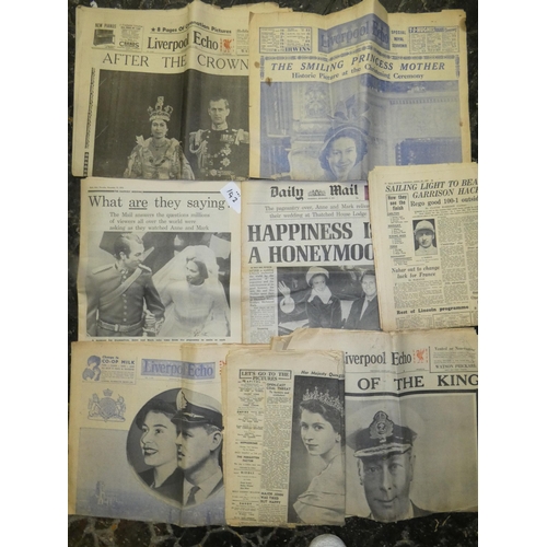 142 - LOT OF LIVERPOOL ECHO NEWSPAPERS-1949