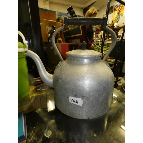 144 - LARGE ALUMINIUM KETTLE