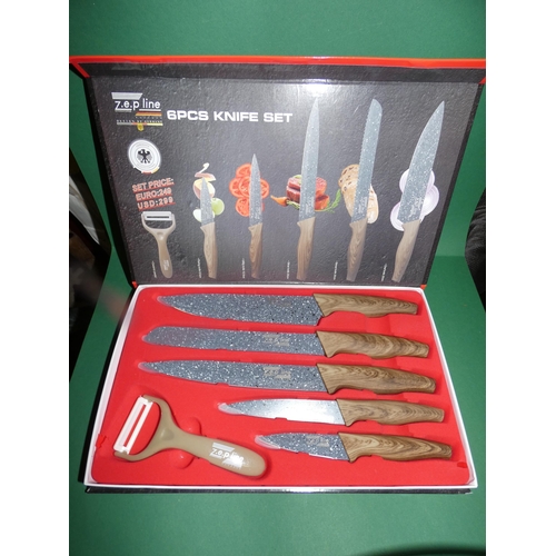 165 - 6 PCE KNIFE SET