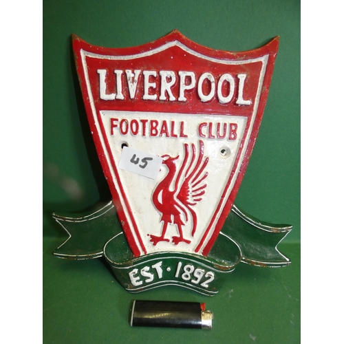 45 - LIVERPOOL CAST SIGN