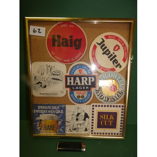 62 - BEER MAT COLLECTION