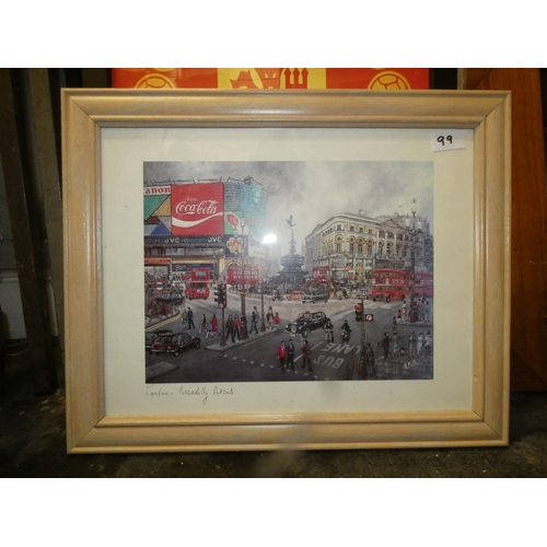 99 - PICADILLY CIRCUS LONDON  H43 CM X 53 CM