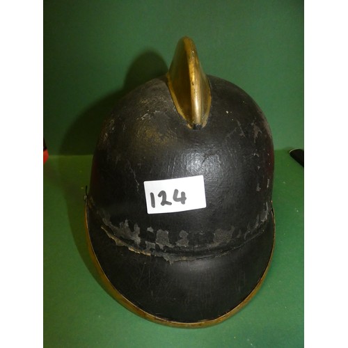 124 - OLD MILITARY HELMET