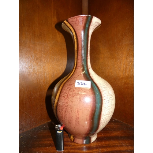 322 - LARGE DECORATIVE VASE