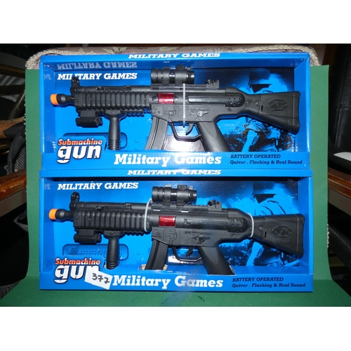 377 - 2 MILITARY SUBMACHINE GUNS