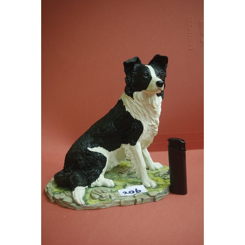 206 - BORDER COLLIE BY BORDER FINE ARTS