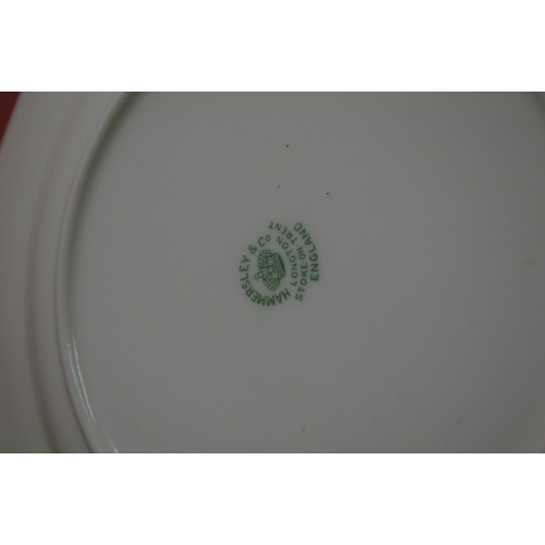 249 - 2 CUPS AND PLATES BY HAMMERSLEY +CO. STOKE ON TRENT