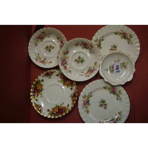 250 - 6 PIECES OF ROYAL ALBERT