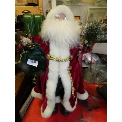 60 - SANTA FIGURЕ h65 cm approx